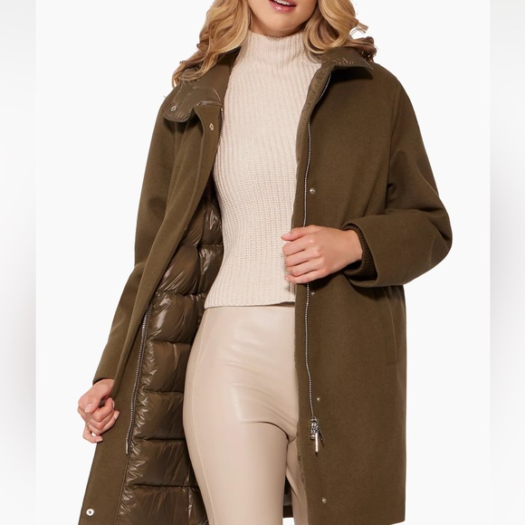 NWT Norwegian Wool Hooded Down Parka - Picture 3 of 5